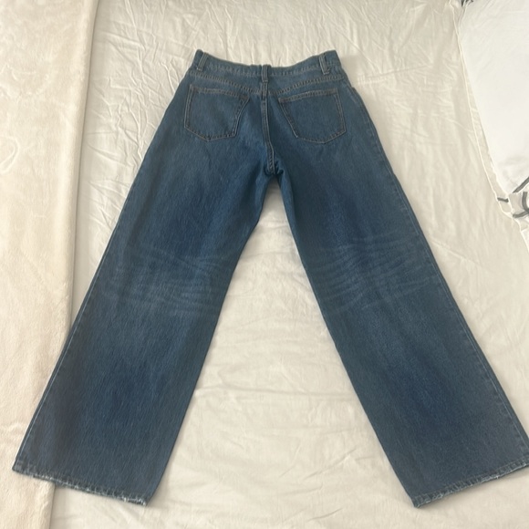 Studio Sunday Denim - High Waisted Wide Leg Jean - Sz M - Picture 2 of 7